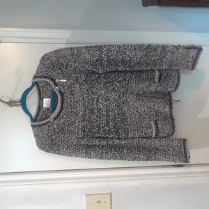 Chanel boucle sweater with side double zipper